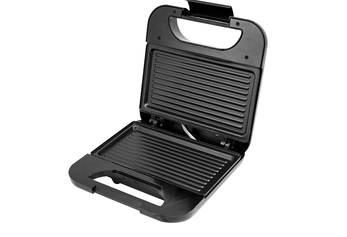 Απεικονίζεται η τοστιέρα ανοιχτή.